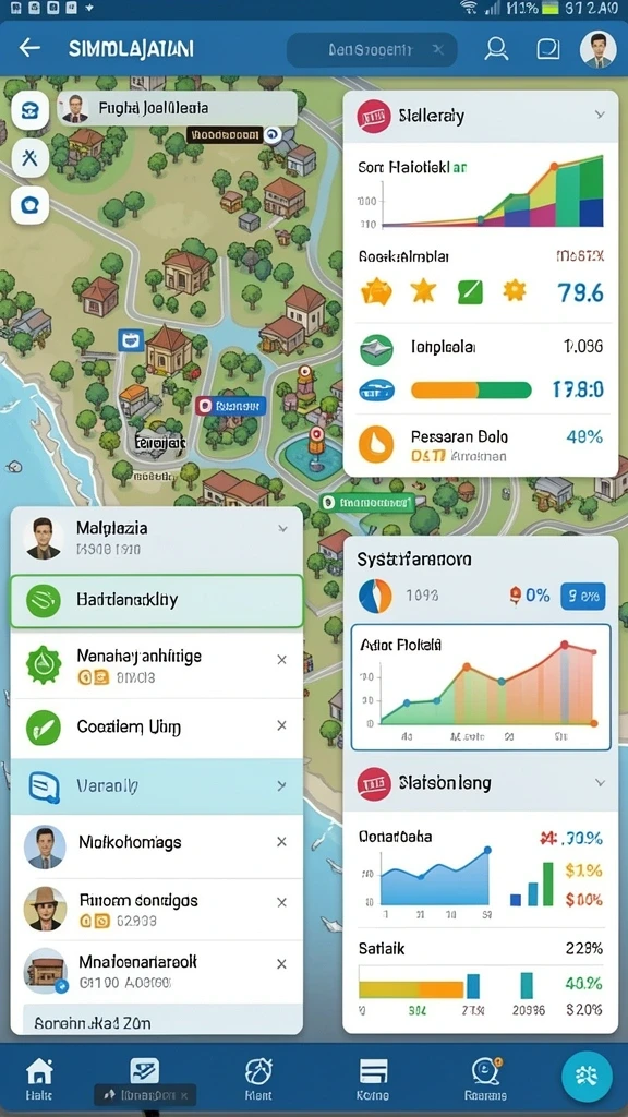 nekototo - Screenshot dengan level yang penuh warna dan detail.