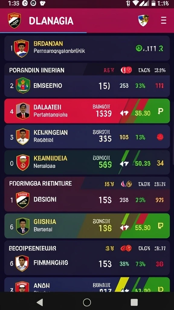 nexgid - Tampilan antarmuka aplikasi yang mudah dinavigasi.