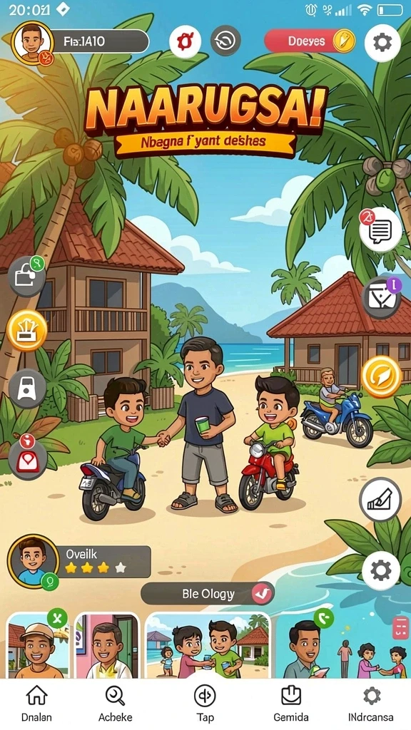 rejekigames - Tangkapan layar yang menunjukkan permainan slot dengan grafik menarik.