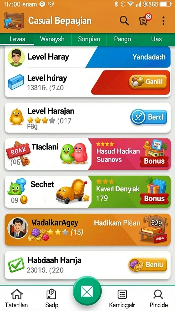 ungutoto - Beragam jenis permainan kartu yang tersedia.